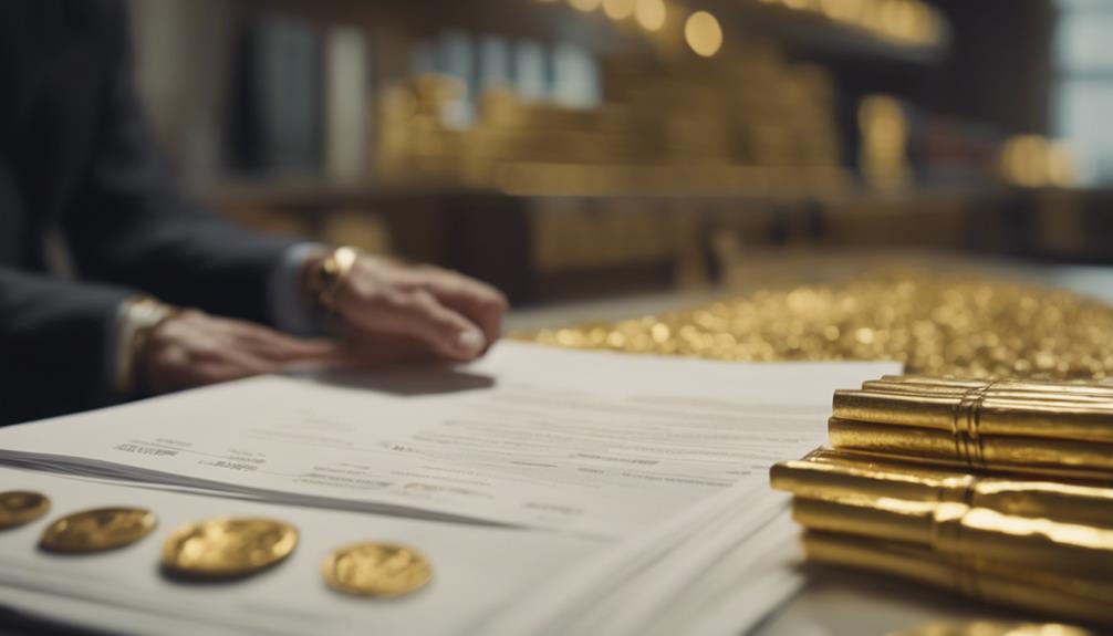 securing a gold investment