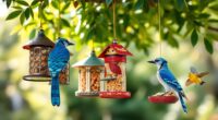 attract birds with feeders