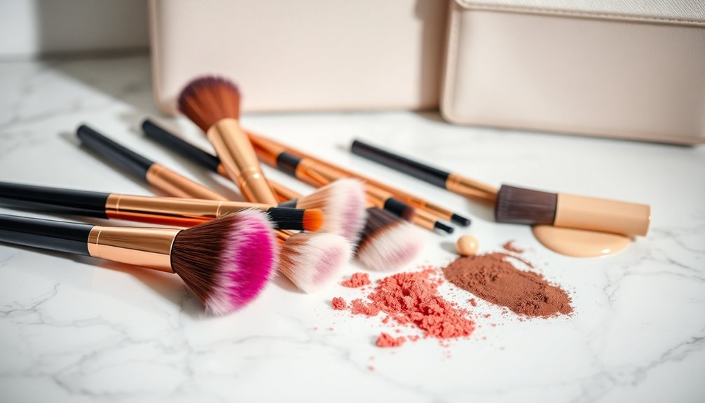 flawless makeup brush selection