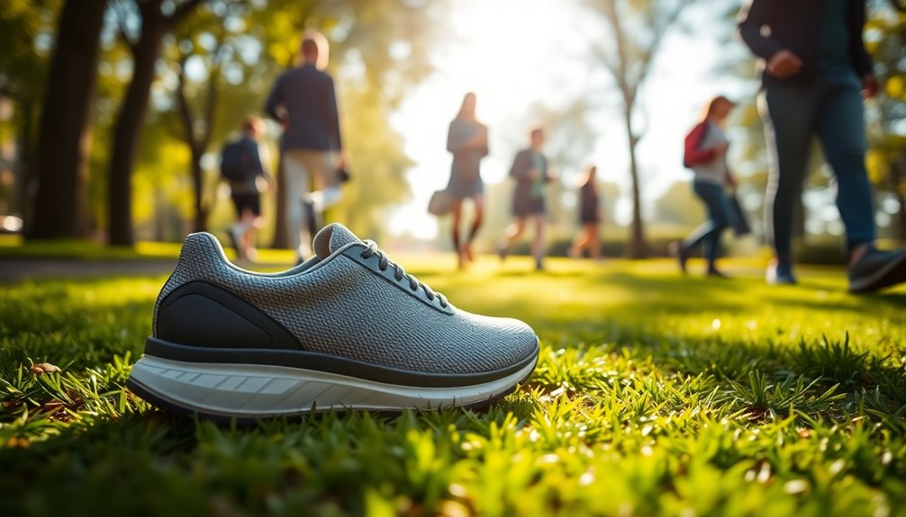 selecting comfortable walking footwear