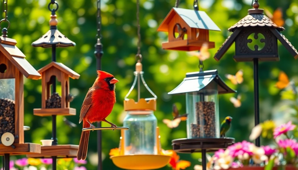 selecting the right bird feeders