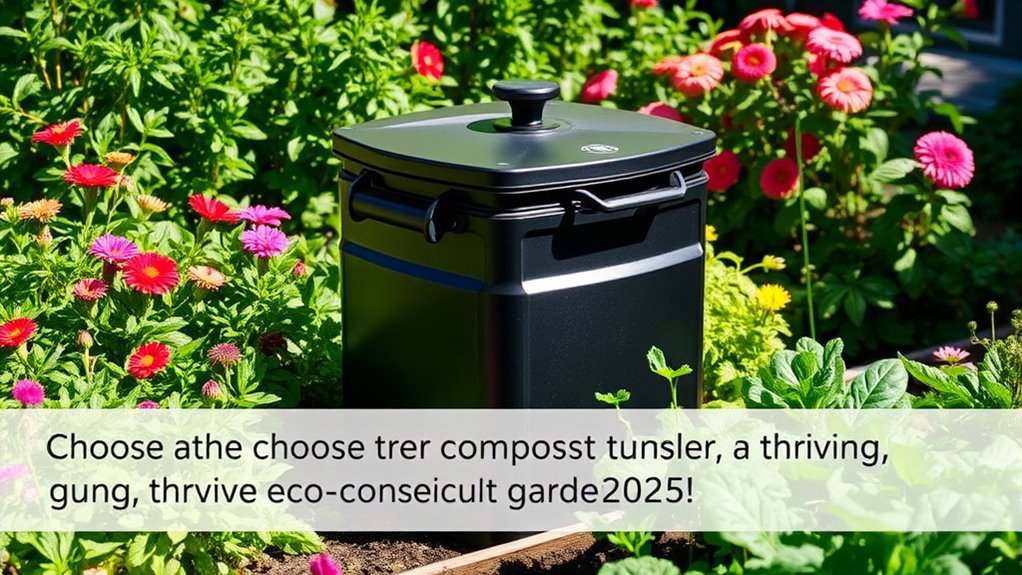 choosing efficient compost tumblers