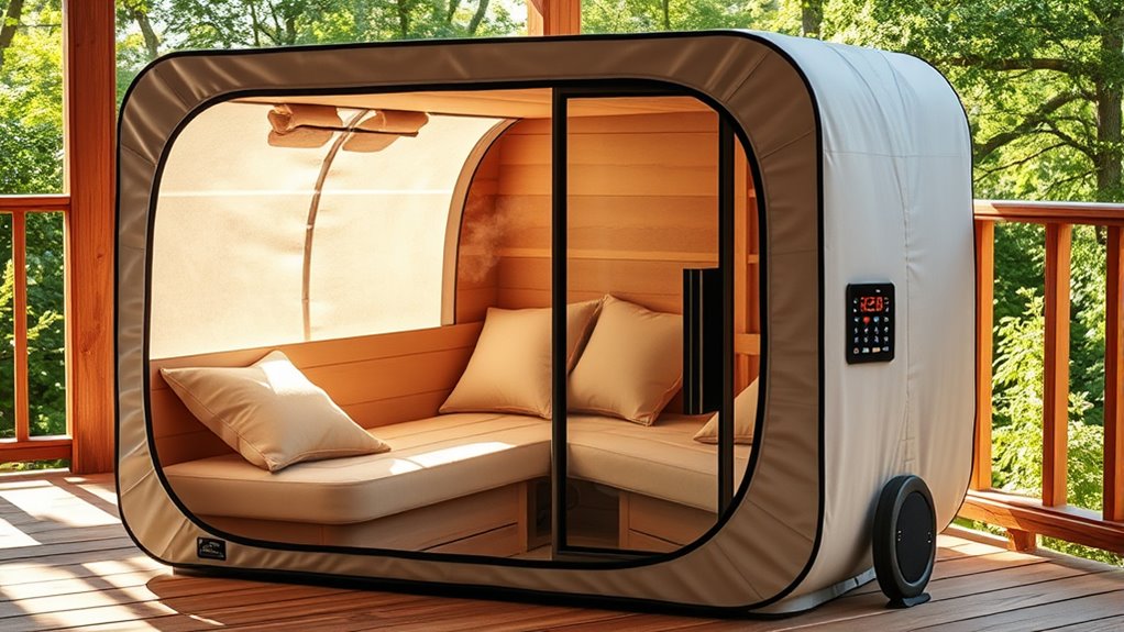 choosing portable sauna features