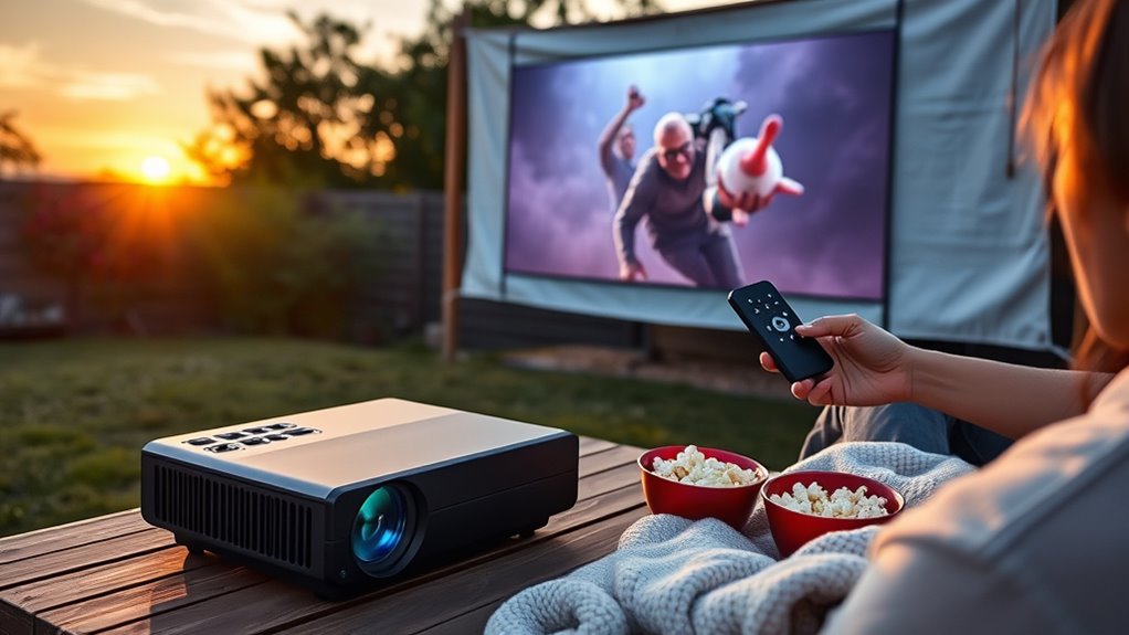 key portable projector factors