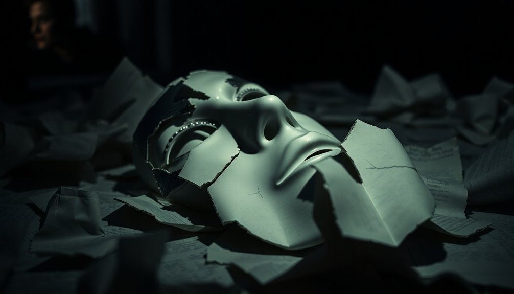 lies mask insecurities control