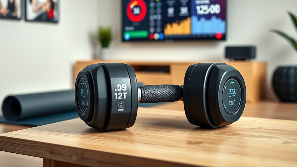 smart dumbbells for home workouts