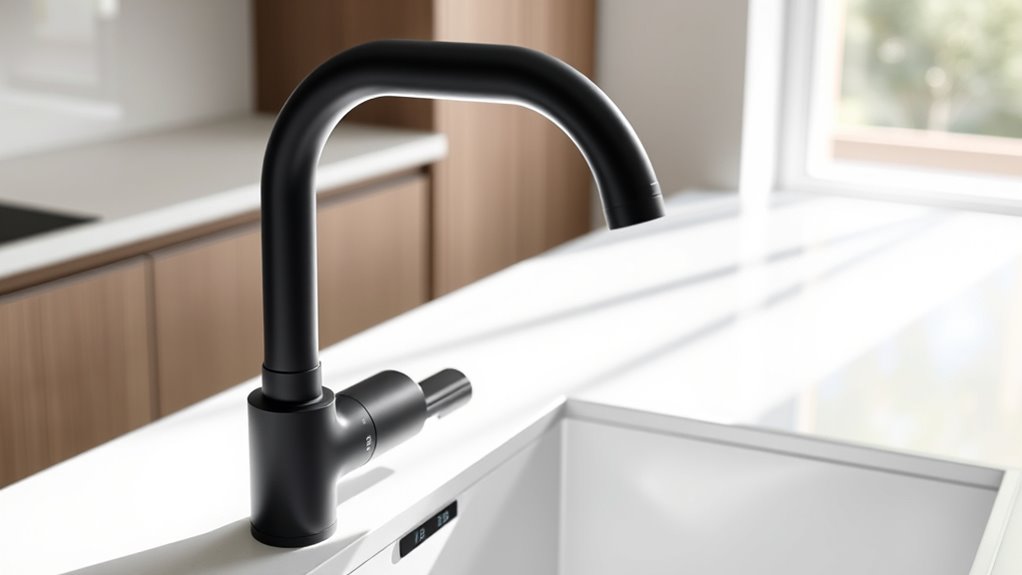 smart faucet compatibility and features