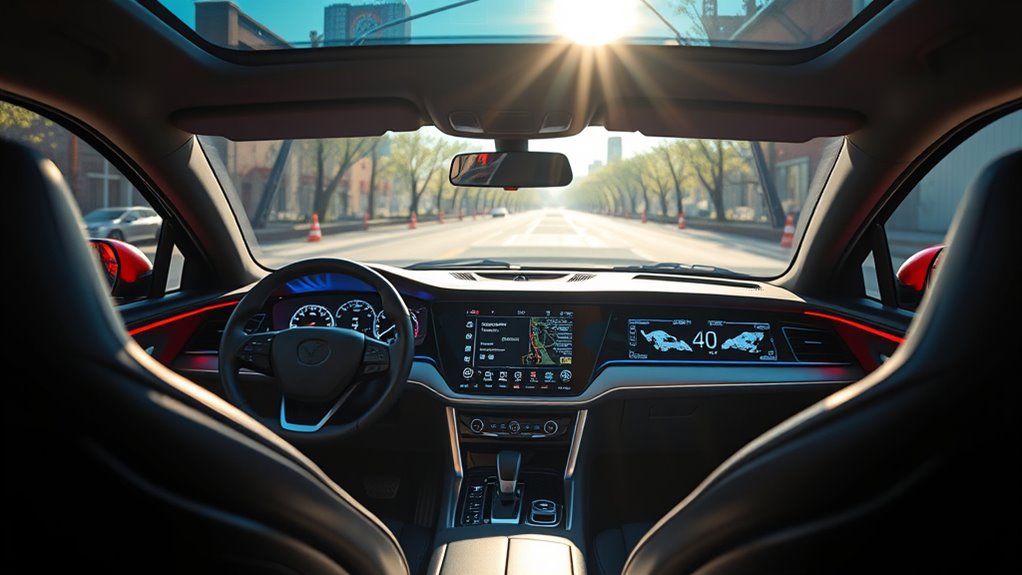 top car hud displays