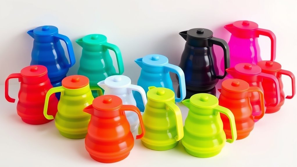 top collapsible silicone kettles