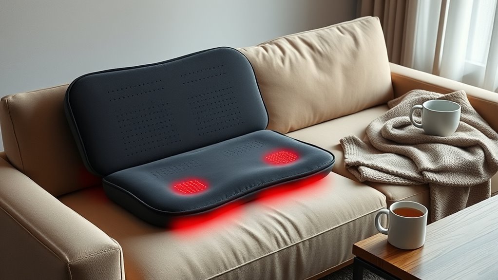 top heated massage cushions