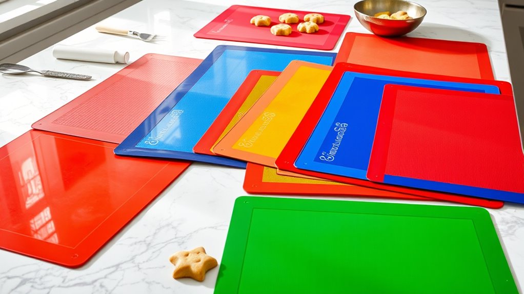 top silicone baking mat sets
