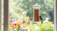 top window bird feeders