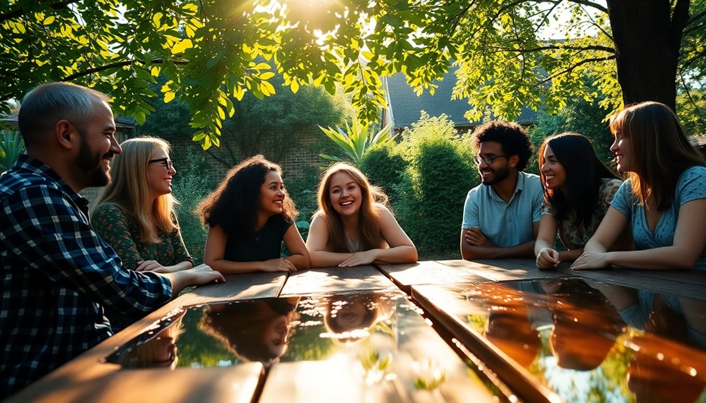 visualize joyful social connections