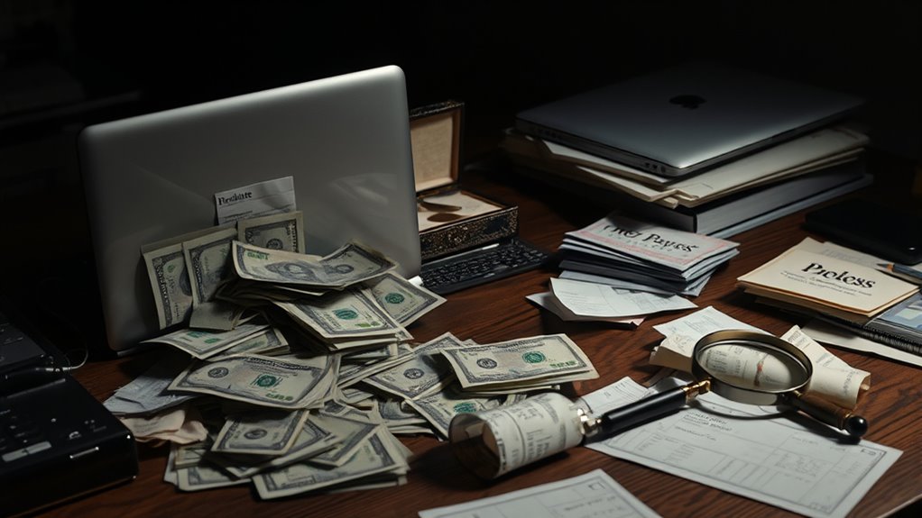 concealing debts through manipulation