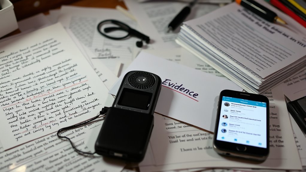 gather evidence of abuse