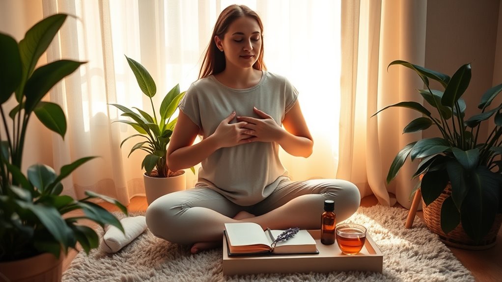 grounded self care practices during stress