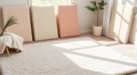 hypoallergenic silk wool carpets