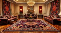 luxury oversized silk carpets
