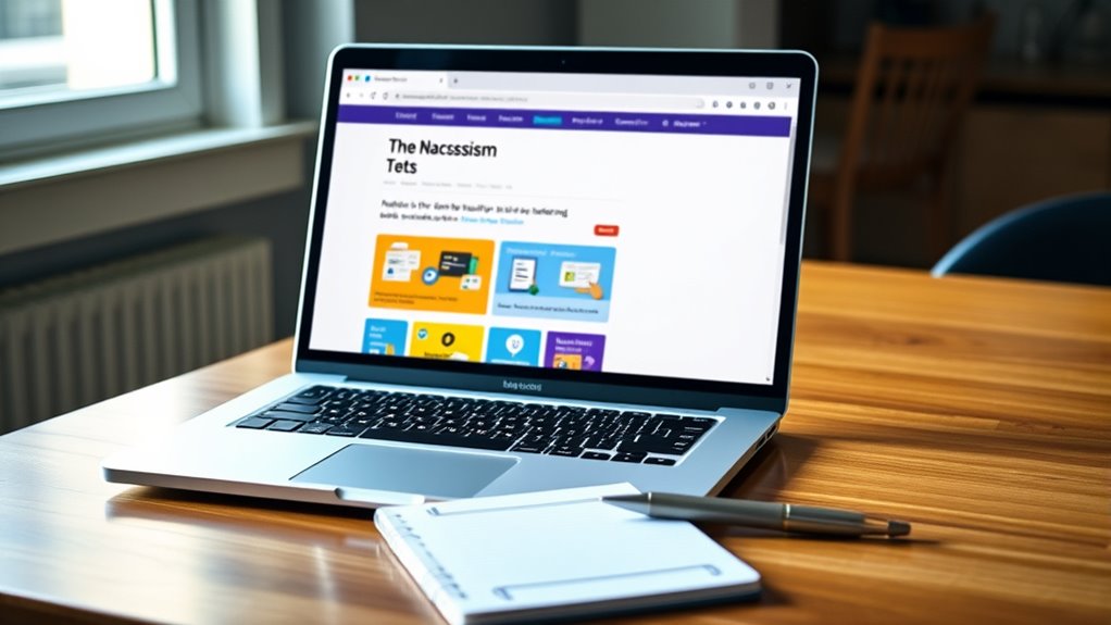 online narcissism test effectiveness