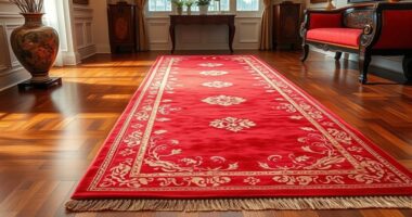 top yilong red silk rugs