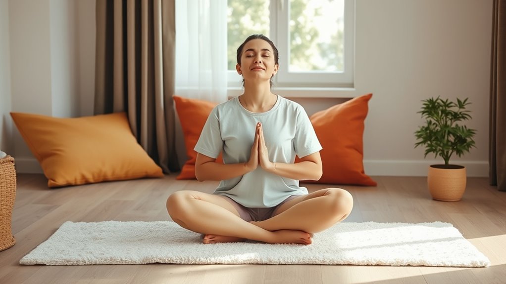 guide calm deep breathing