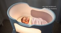 auto rocking bassinet with cry detection