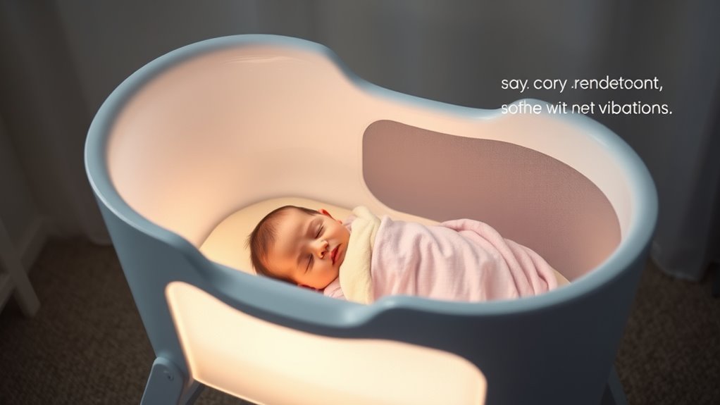 auto rocking bassinet with cry detection