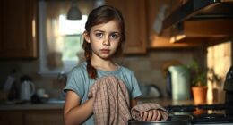 child assumes caregiver role