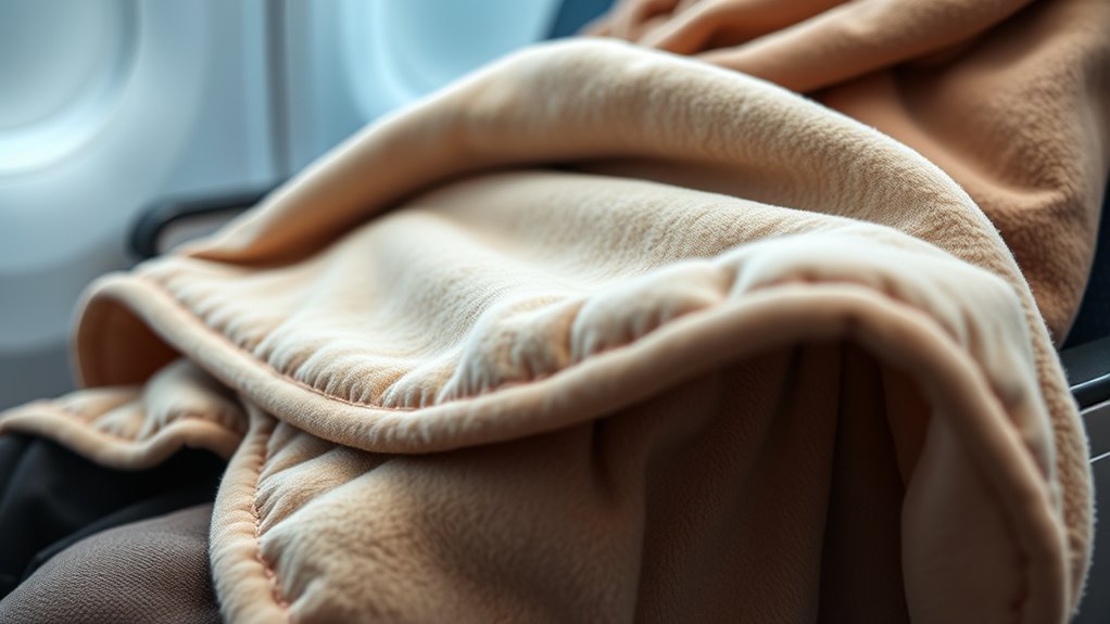 comfortable portable travel blankets