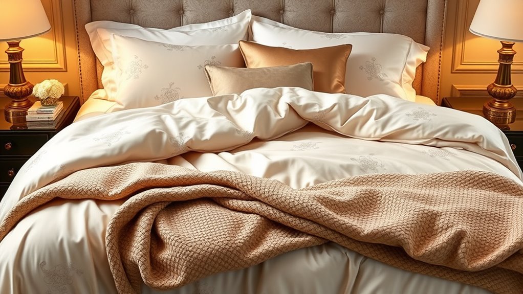 comfortable stylish temperature regulating bedding