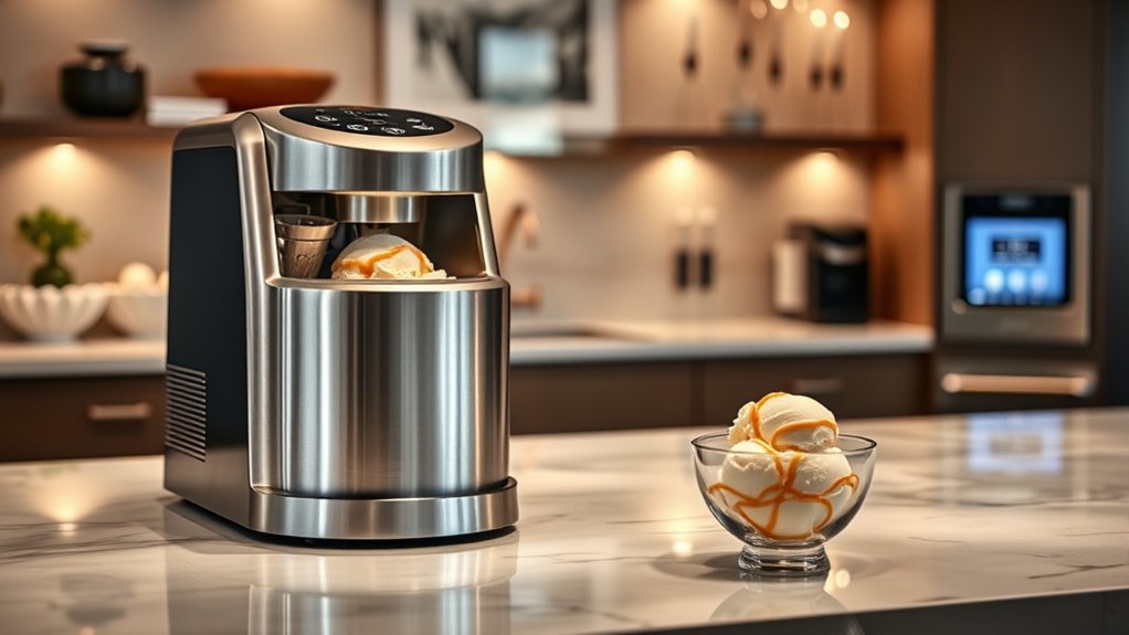 ice cream maker features