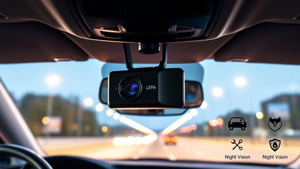 key dash cam features