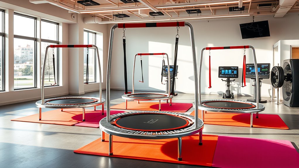 key fitness trampoline features