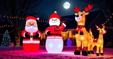 large festive inflatable decorations