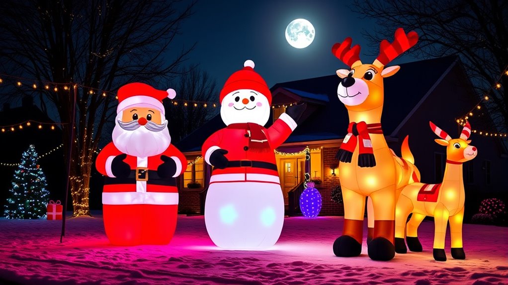 large festive inflatable decorations