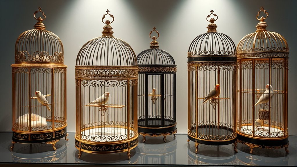 luxury bird cage selection
