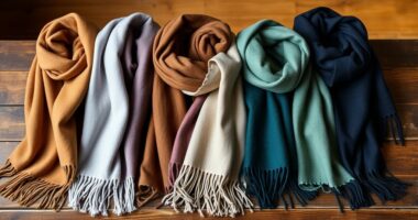 luxury cashmere winter scarves