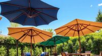 luxury durable patio umbrellas