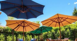 luxury durable patio umbrellas