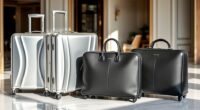 luxury durable travel luggage