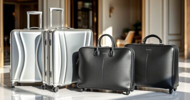 luxury durable travel luggage