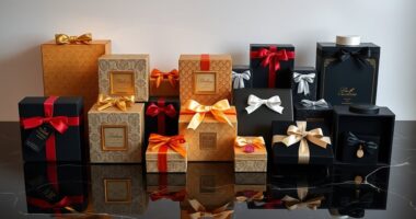 luxury fragrance gift box selection