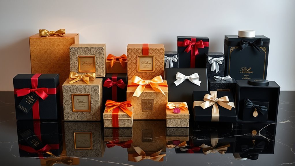 luxury fragrance gift box selection