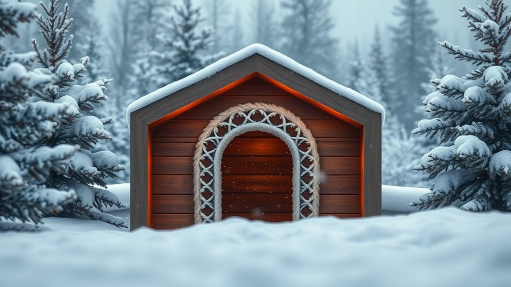 luxury heated outdoor pet houses
