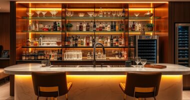 luxury home bar setups