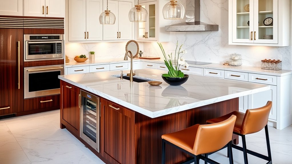 luxury kitchen island ideas