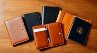 luxury leather passport sets