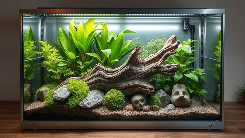 luxury reptile terrarium designs