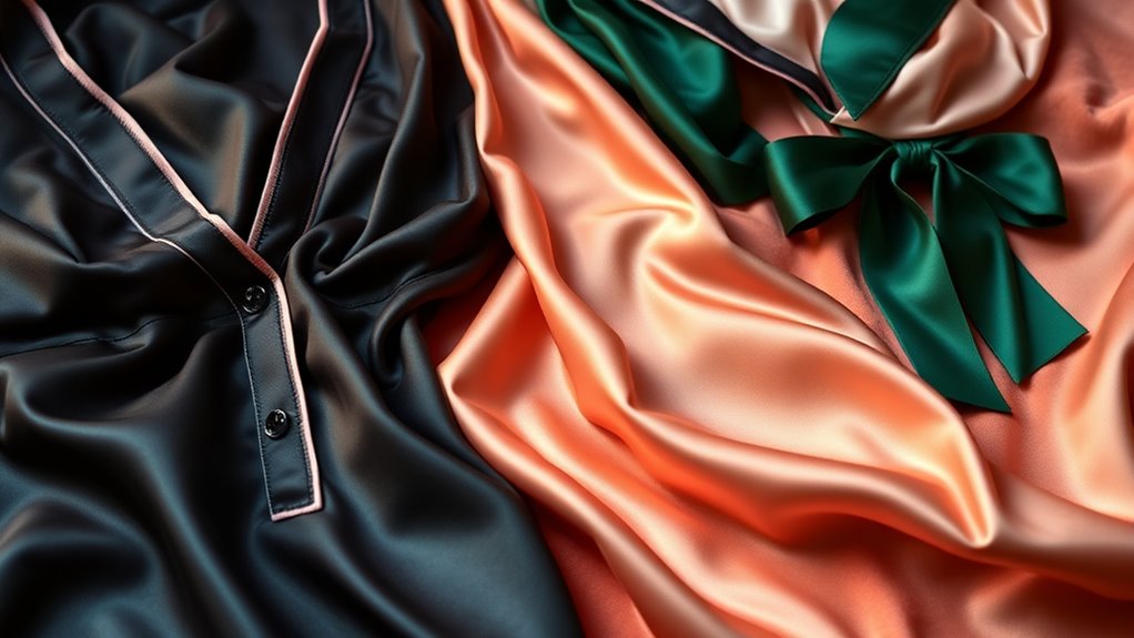 luxury silk pajama sets