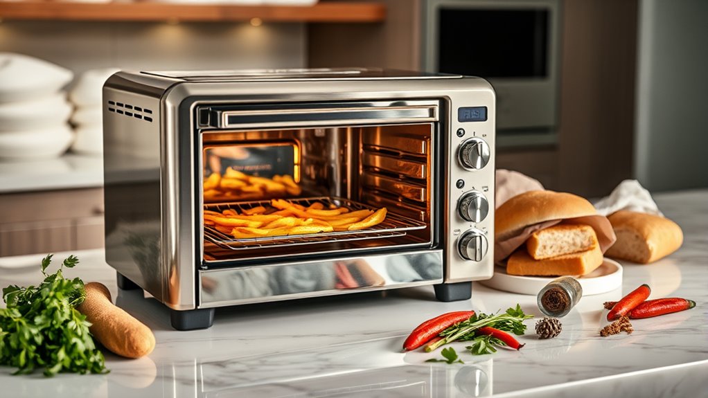luxury toaster oven features